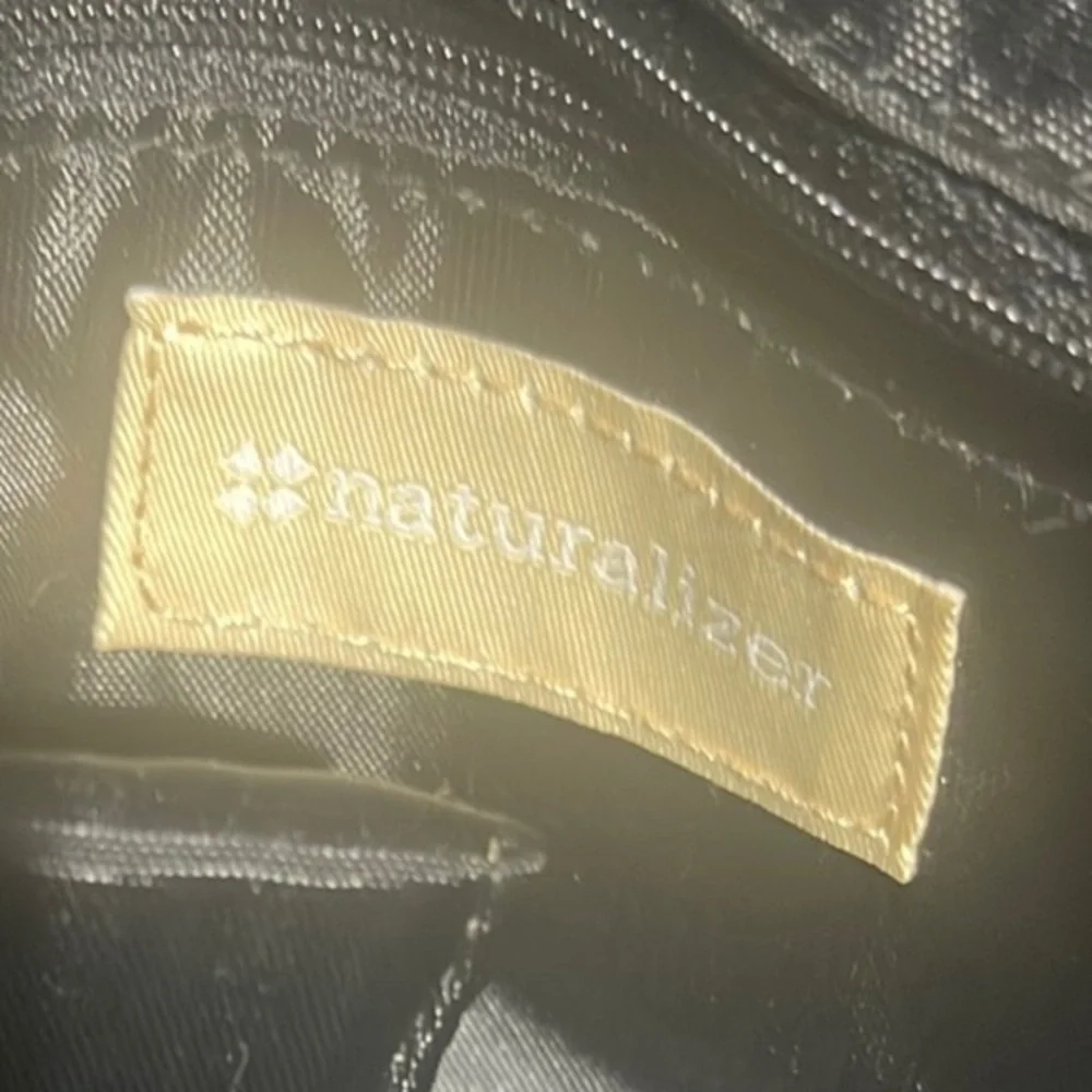 Naturalizer Black Laptop Bag Sleek Minimalist Design